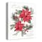 All is Calm Poinsettia 16" x 20" Canvas Wall Art